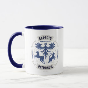 Expecto Patronum Vintage Silhouette Grafik Tasse