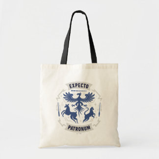 Expecto Patronum Vintage-Silhouette-Grafik Tragetasche