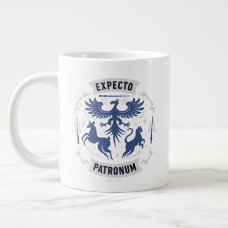 Expecto Patronum Vintage-Silhouetten-Grafik Jumbo-Tasse