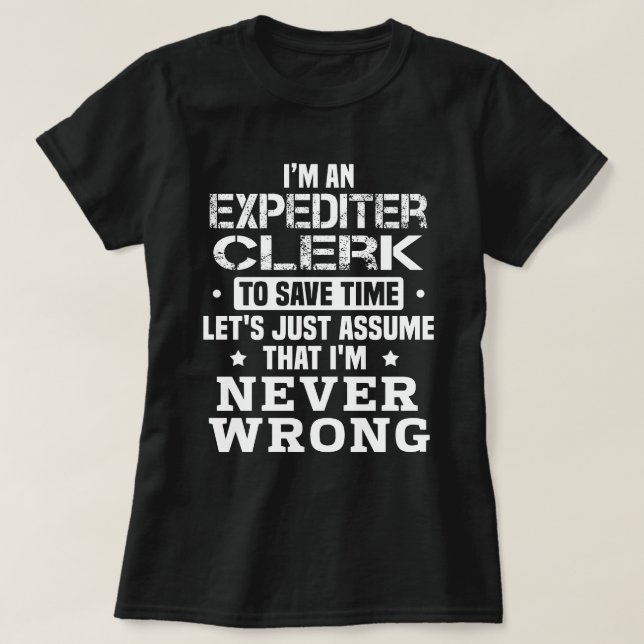 Expediter Clerk T-Shirt (Design vorne)