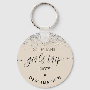 Expedition "Custom Girls" Girls Weekend Glitzer Schlüsselanhänger