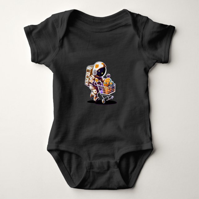 Expedition des Astronauten Baby Strampler (Vorderseite)