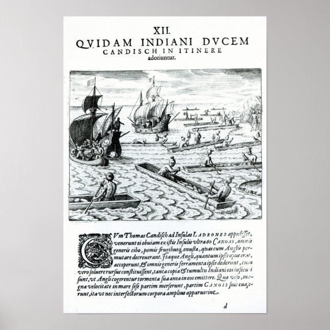 Expedition von Thomas Cavendish Poster (Vorne)