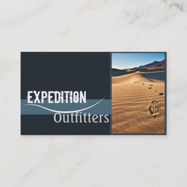 Expeditions Outfitters Business Card Visitenkarte (Vorderseite)