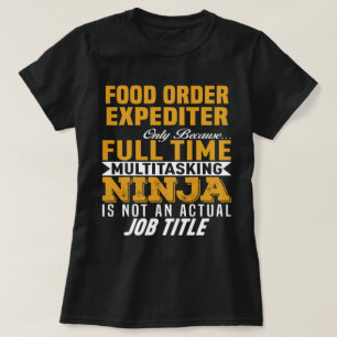 Expeditor der Lebensmittelbestellung T-Shirt
