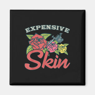 Expensionierte Haut Funny Tattoo Lover für Tattoo  Magnet