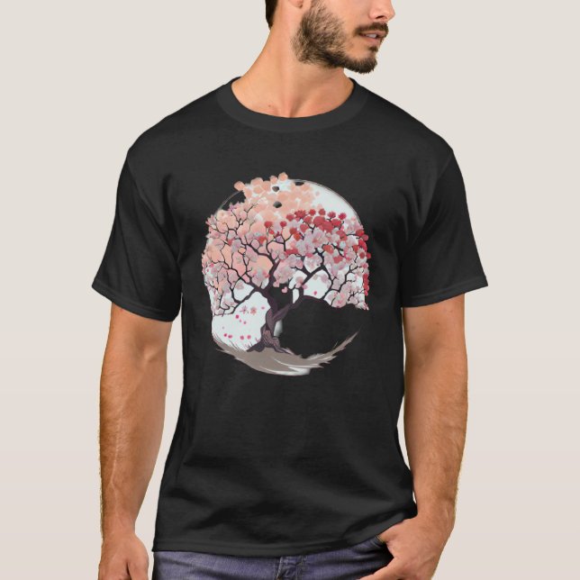 Experience the Wonder of Nature with a Cherry Blos T-Shirt (Vorderseite)