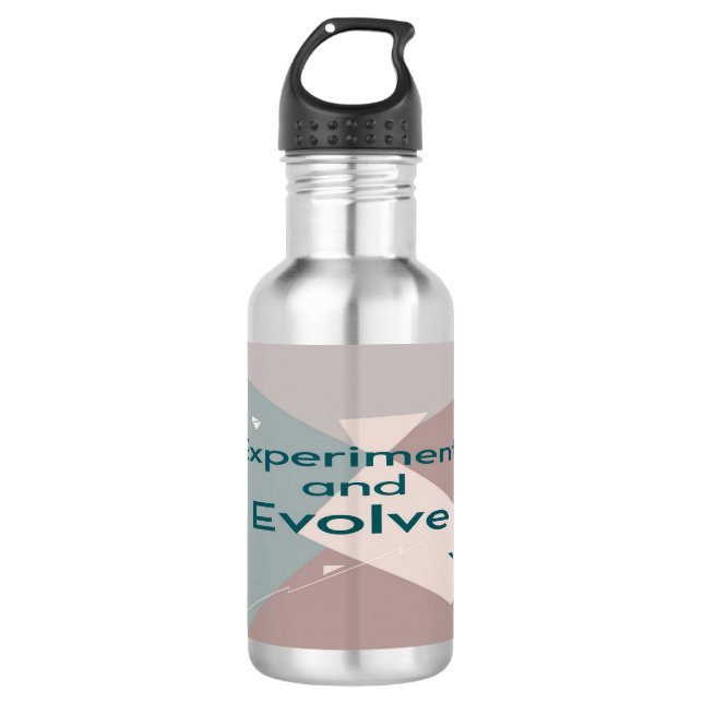 Experiment und Entwicklung Edelstahlflasche (Vorderseite)