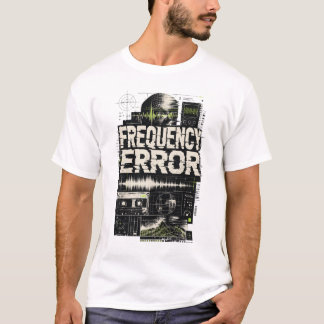Experimentelle elektronische Musik Glitch-Wellenfo T-Shirt