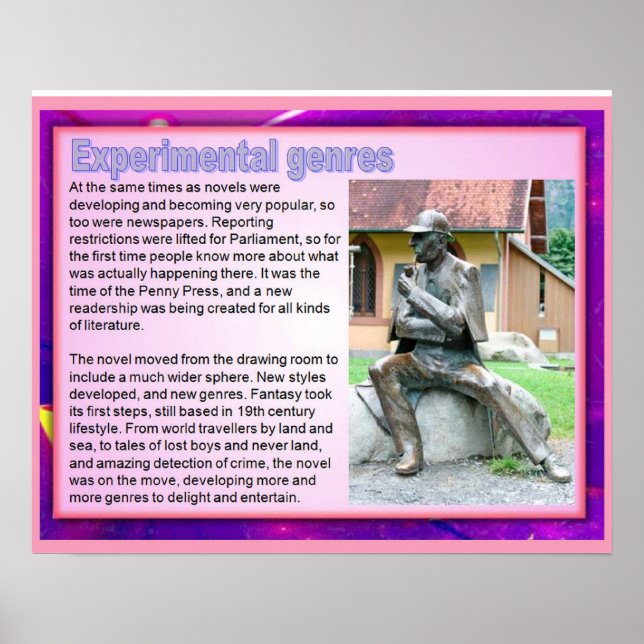 Experimentelle Genres Poster (Vorne)