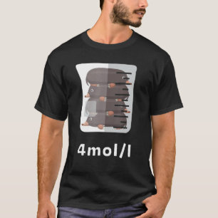 Experimenteller Labrador Wissenschaftler Chemie Le T-Shirt