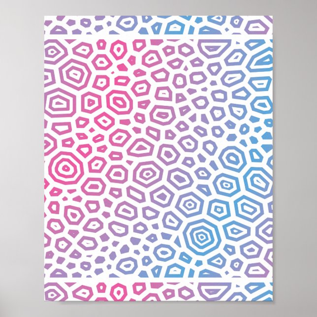 Experimentelles Muster 5 Poster (Vorne)
