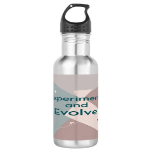 Experimentiere und entwickle dich weiter edelstahlflasche