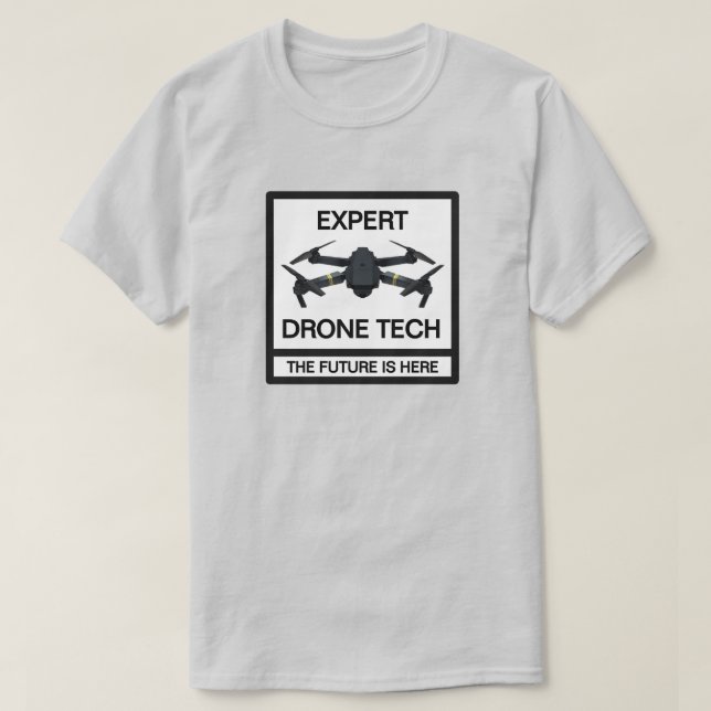 Expert Drone Tech™ T-Shirt (Design vorne)