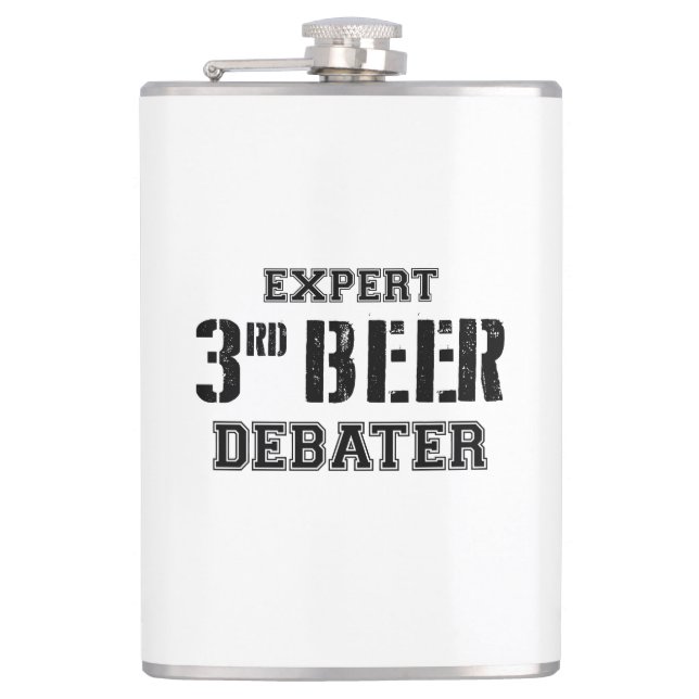 Expert Third Beer Debater Flachmann (Vorderseite)