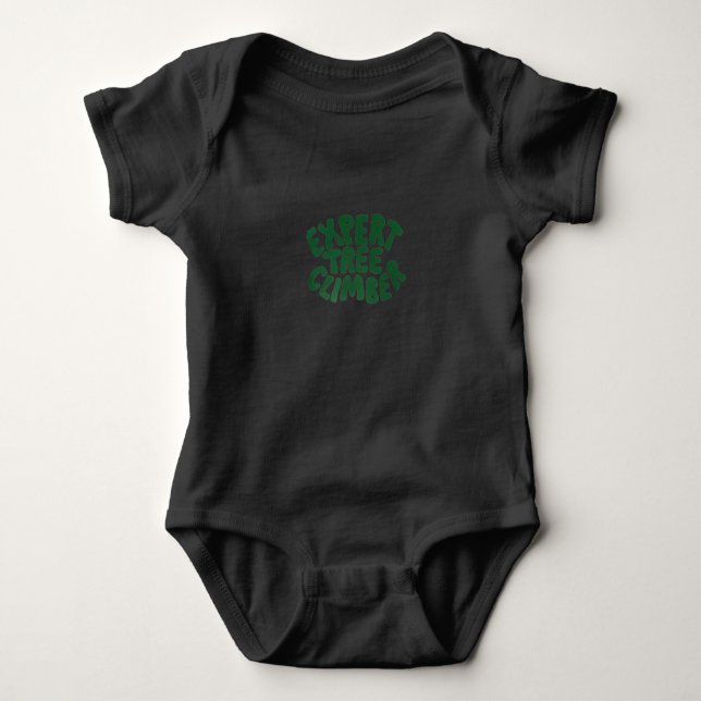 Expert Tree Climber Baby Strampler (Vorderseite)