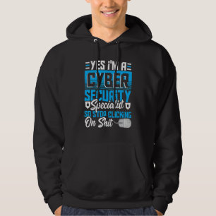 Experte für Cybersicherheit für Cybersicherheitspr Hoodie