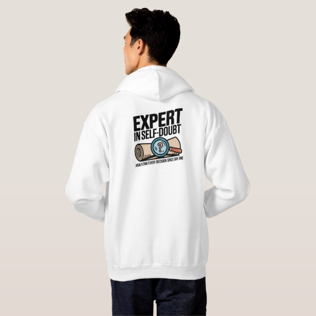 Experte für Selbstzweifel Hoodie (Schwarz voll)