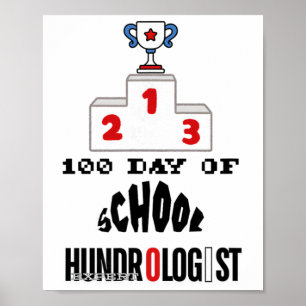 Experte Hundrologe Tage Byck Zurück zur Schule Wis Poster