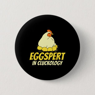Experte in Cluckologie - Hühnerfarmer  Button