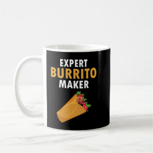 Experten Burrito Maker Street Food Taco Day Gag Ge Kaffeetasse