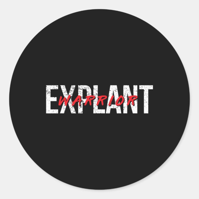 Explantate Brust Implant Krankheit Bewusstsein Kre Runder Aufkleber (Vorderseite)