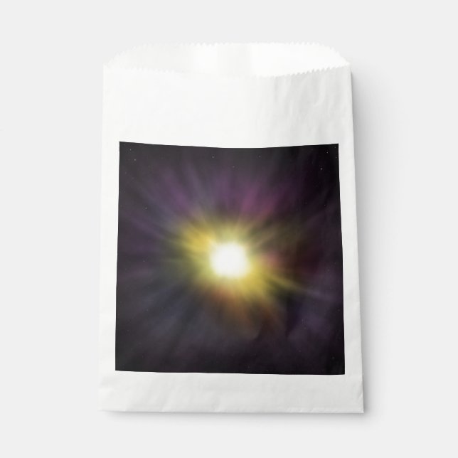 Explodieren eines Coolen Star-Weltraumwerks Geschenktütchen (Vorderseite)