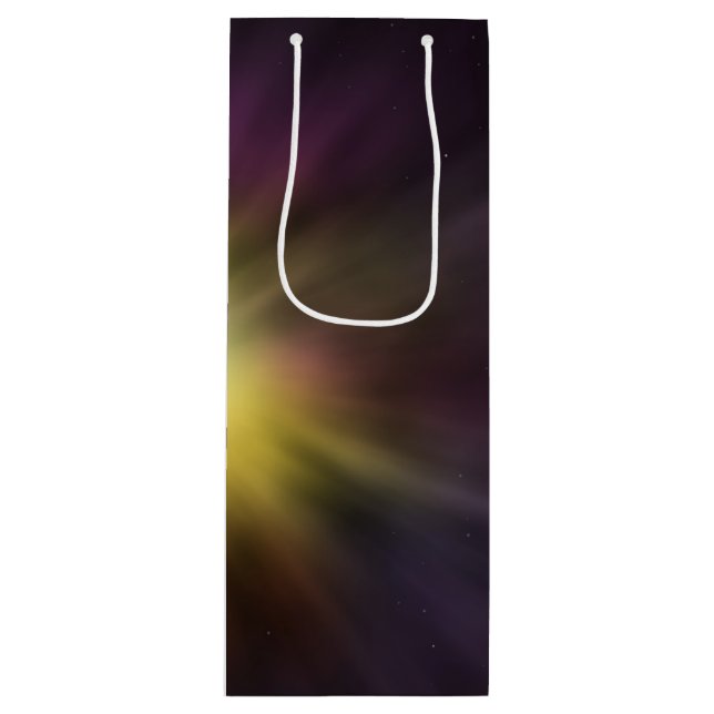 Explodieren eines Coolen Star-Weltraumwerks Geschenktüte Für Weinflaschen (Vorderseite)