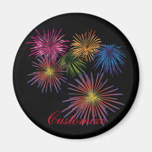 Explodieren von Fireworks Thunder_Cove Magnet