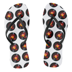 Explodieren von Pop-Musik lange Spielrekorde Flip Flops