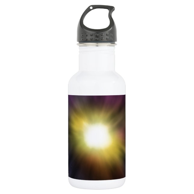 Explodieren von Star Digital Space Artwork Trinkflasche (Vorderseite)