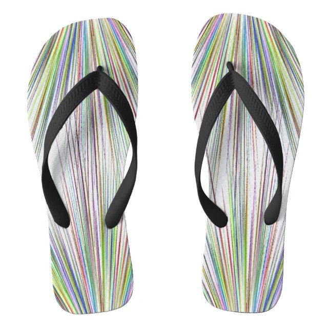 Explodierende Farben Flip Flops (Fußbett)