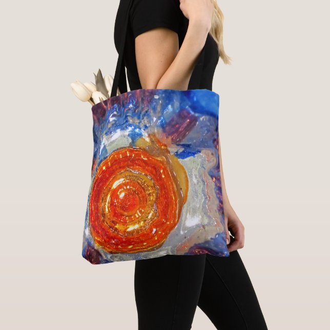 Explodierendes Kosmos Art Glass - Van Gogh Orange  (Von Nahem)