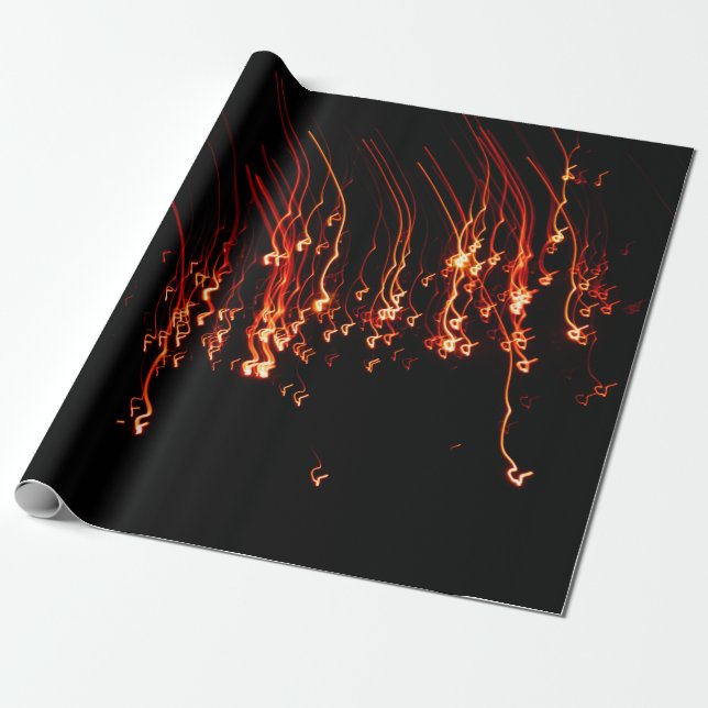 Exploding firework sparkles enlighten you! geschenkpapier (Ungerollt)