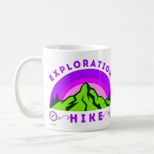 EXPLORATION WANDERN Bergsteiger Geschenk Kaffeetasse