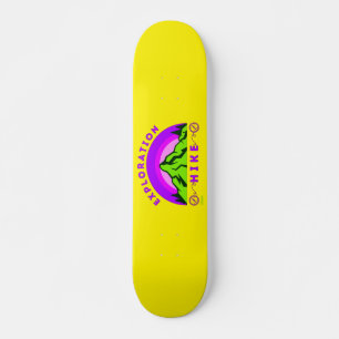 EXPLORATION WANDERN Bergsteiger Geschenk Skateboard