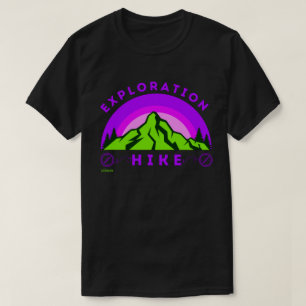 EXPLORATION WANDERN Bergsteiger Geschenk T-Shirt