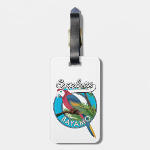 Explore Hawaii Retro Logo Gepäckanhänger