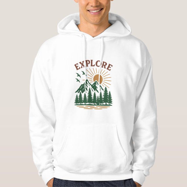 Explore  hoodie (Vorderseite)