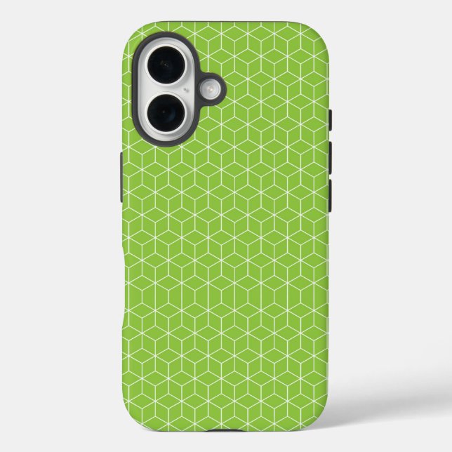 Explore Modern Optical Illusions with Cube Pattern Case-Mate iPhone Hülle (Rückseite)