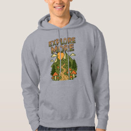 Explore More Mountains | Mushroom Hiking Adventure Hoodie
