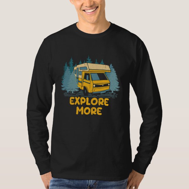Explore More Vacation Trip Tour Travel Tourist Roa T-Shirt (Vorderseite)