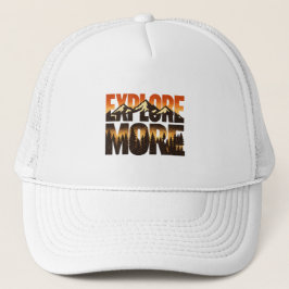 Explore More Vintage Mountain Adventure Outdoor Truckerkappe