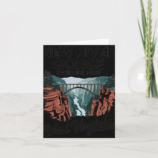 Explore West Virginia's New River Gorge National P Karte (Vorderseite)