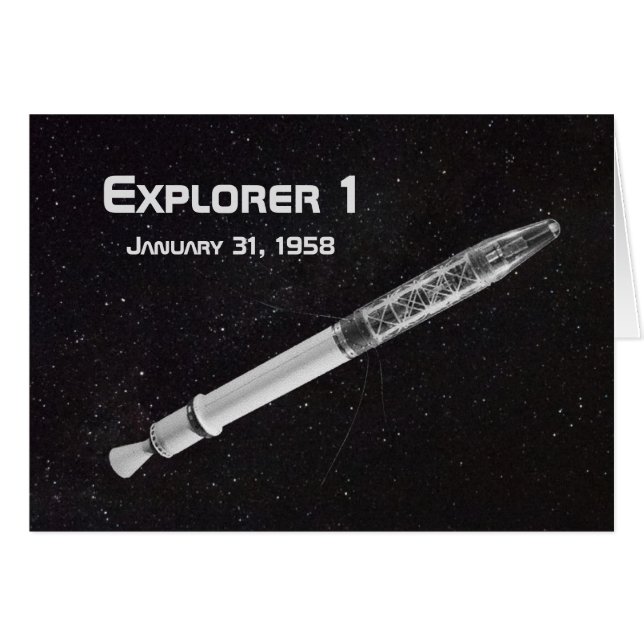 Explorer 1 Satellit (Vorderseite (Horizontal))