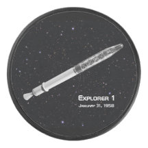 Explorer 1 Satellit Sternenhimmel