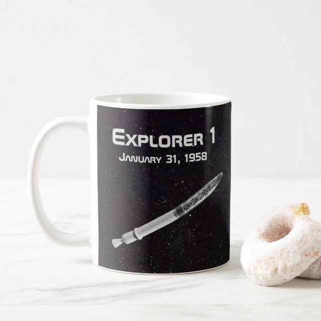 Explorer 1 Satellit Tasse (Mit Donut)