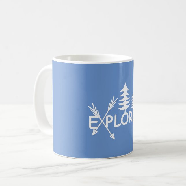 Explorer-Design - Klassische Tasse (Vorderseite Links)