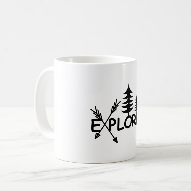 Explorer-Design - Klassische Tasse (Vorderseite Links)