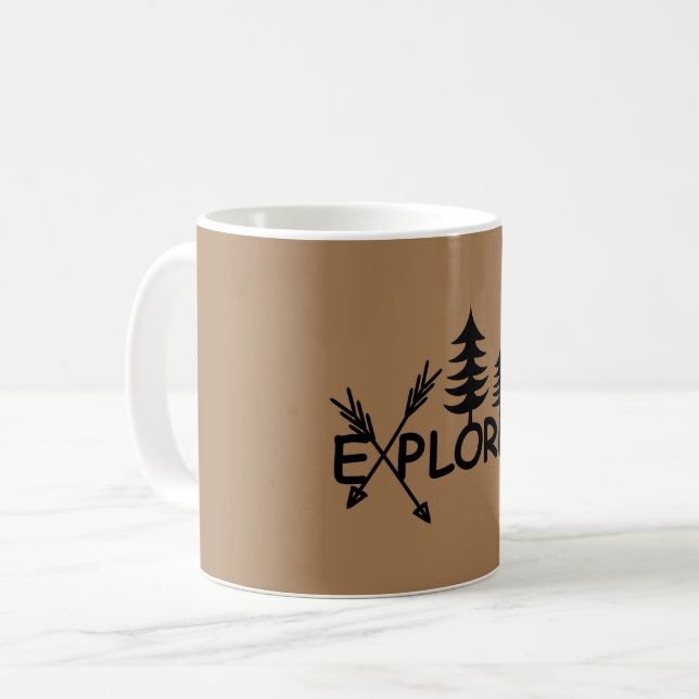 Explorer-Design - Klassische Tasse (Vorderseite Links)